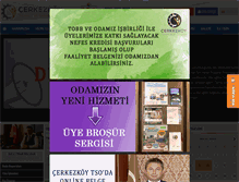 Tablet Screenshot of cerkezkoytso.org.tr